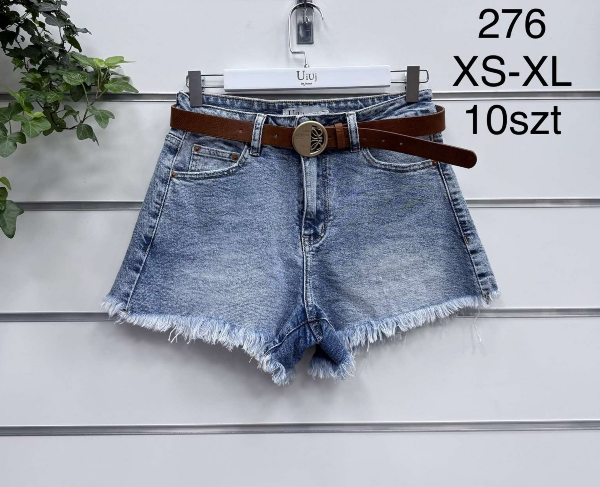 Szorty damskie jeans Roz XS-XL, 1 Kolor .Paczka 10 szt